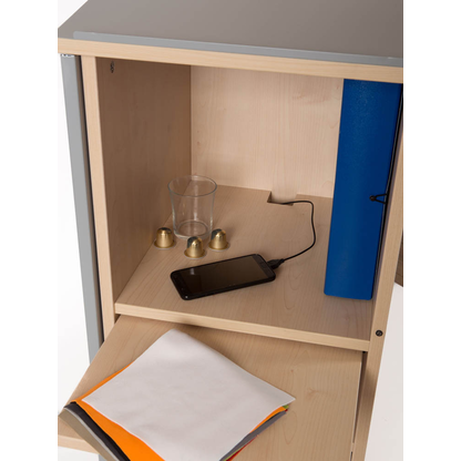 Artikelbild 6 für rocada Caddy Bürowagen buche 5 Ebenen 47,0 x 42,4 x 120,0 cm, Artikelnummer 586089