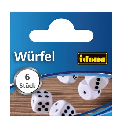 Artikelbild 6 für Idena Würfel, 6 St., Artikelnummer 193056