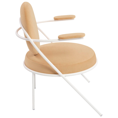 Artikelbild 3 für meet powered by PAPERFLOW Sessel SATURNE elfenbein weiß Kunstleder 70,0 x 73,0 x 88,0 cm, 2 St., Artikelnummer 231649