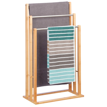 Artikelbild für relaxdays Handtuchständer braun/silber, 1 St., Artikelnummer 400362