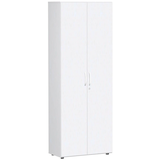 Artikelbild 1 für geramöbel Garderobenschrank Flex, S-386128-WW weiß 2 Fachböden 80,0 x 42,0 x 216,0 cm, Artikelnummer 876351