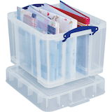 Artikelbild 1 für Really Useful Box Aufbewahrungsbox 35,0 l transparent 48,0 x 39,0 x 34,5 cm, 1 St., Artikelnummer 312201