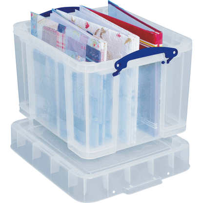 Artikelbild für Really Useful Box Aufbewahrungsbox 35,0 l transparent 48,0 x 39,0 x 34,5 cm, 1 St., Artikelnummer 312201