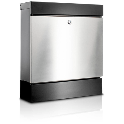 Artikelbild 6 für BURG WÄCHTER Briefkasten SEATTLE 6848 B+S 42020 schwarz, silber mit Zeitungsfach, Artikelnummer 114748