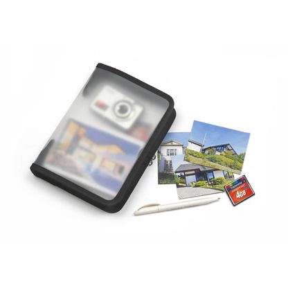 Artikelbild 3 für FolderSys Reißverschlussbeutel DIN A5 transparent/schwarz 0,5 mm, 1 St., Artikelnummer 357087