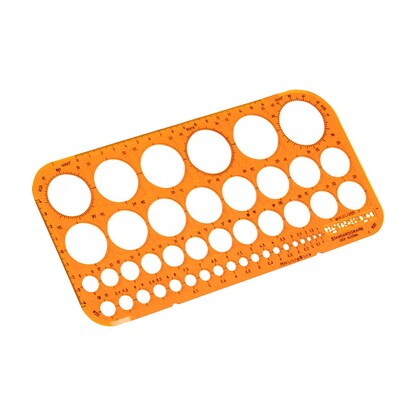 Artikelbild 2 für STANDARDGRAPH Zeichenschablone orange, Artikelnummer 712469