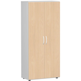 Artikelbild 1 für geramöbel Aktenschrank Flex, S-385100-BL lichtgrau, buche 4 Fachböden 80,0 x 42,0 x 180,8 cm, Artikelnummer 876716