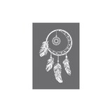 Artikelbild 1 für Rayher Siebdruckschablone Dream on grau, Artikelnummer 122602