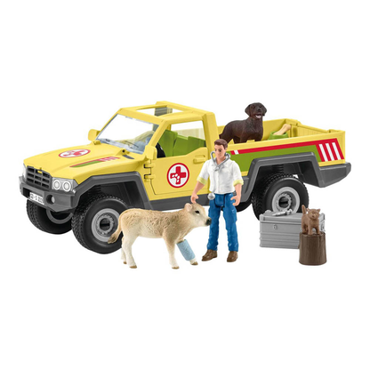 Artikelbild 2 für Schleich® Farm World 42503 Tierarztbesuch auf dem Bauernhof Spielfiguren-Set, Artikelnummer 249942
