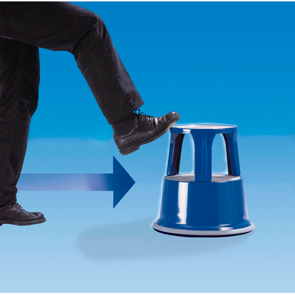 Artikelbild 4 für WEDO Rollhocker rot Metall, Artikelnummer 598854