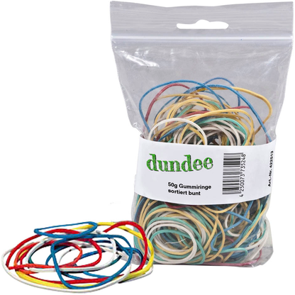 Artikelbild für dundee Gummiringe farbsortiert 50,0 g, Artikelnummer 422513