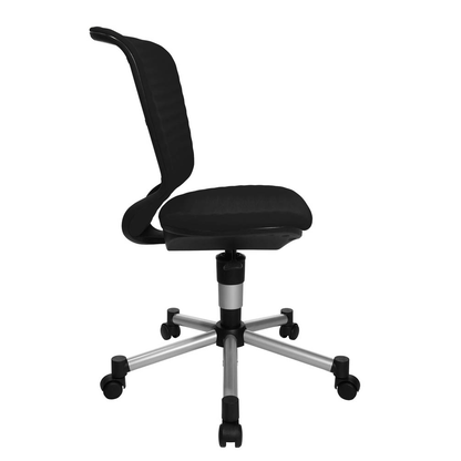 Artikelbild 4 für Topstar Kinderdrehstuhl Titan® Junior 3D, 71407 BI0 Stoff schwarz, Gestell silber, Artikelnummer 811778