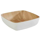 Artikelbild 1 für APS Schale FRIDA weiß/braun 0,85 l, 1 St., Artikelnummer 199439