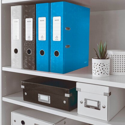 Artikelbild 3 für LEITZ Ordner blau Karton 8,0 cm DIN A4, 1 St., Artikelnummer 654525
