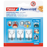 Artikelbild 1 für tesa Powerstrips Klebehaken für max. 1,0 kg, 3,5 x 6,0 cm, 3 St., Artikelnummer 464549
