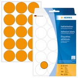 Artikelbild 1 für HERMA Klebepunkte 2274 leuchtorange Ø 32,0 mm, 360 St., Artikelnummer 152835