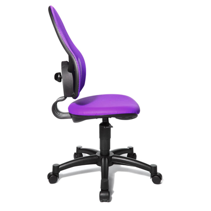 Artikelbild 3 für Topstar Kinderdrehstuhl Open Art® Junior, 71430 S07 Stoff lila, Gestell silber, Artikelnummer 571497