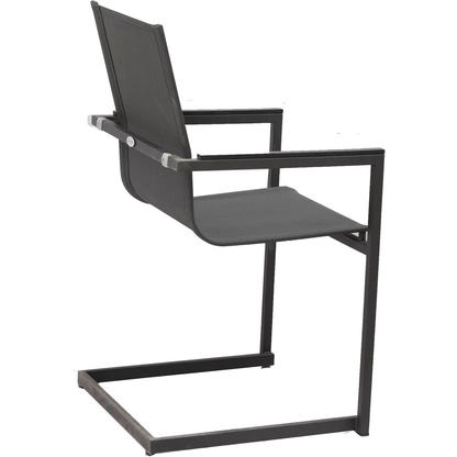 Artikelbild 3 für Garden Pleasure Gartenstühle mit Armlehnen SOPHIA anthrazit, 4 St., Artikelnummer 135034