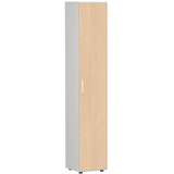 Artikelbild 1 für geramöbel Aktenschrank Flex, S-346100-BL lichtgrau, buche 5 Fachböden 40,0 x 42,0 x 216,0 cm, Artikelnummer 876728