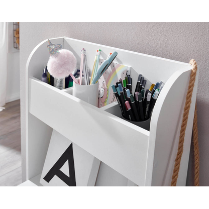 Artikelbild 8 für WOHNLING Kinderschreibtisch weiß rechteckig, Freiform weiß 90,0 x 50,0 cm, Artikelnummer 908683