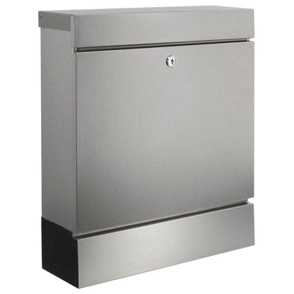 Artikelbild 8 für BURG WÄCHTER Briefkasten SEATTLE 3848 42010 silber mit Zeitungsfach, Artikelnummer 114757