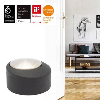 Artikelbild 4 für WAGNER® design yourself EH 5181 Türstopper Zinkdruckguss, Kautschuk Ø 5,0 cm, Artikelnummer 419589