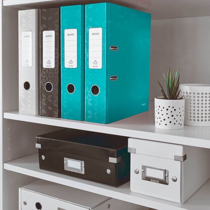 Artikelbild 4 für LEITZ Ordner eisblau Karton 8,0 cm DIN A4, 1 St., Artikelnummer 170136