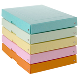 Artikelbild 1 für FALKEN PURE Aufbewahrungsbox 500 Blatt pastellorange, pastellblau, pastellrosa, pastellgrün, pastellgelb 24,0 x 32,0 x 4,0 cm, 5 St., Artikelnummer 717977