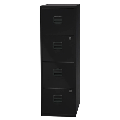 Artikelbild 5 für BISLEY Home PFA 4 Hängeregistraturschrank schwarz 4 Schubladen 41,3 x 40,0 x 132,1 cm, 1 St., Artikelnummer 728758