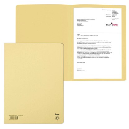 Artikelbild für bene Aktendeckel DIN A4 gelb, 25 St., Artikelnummer 600619