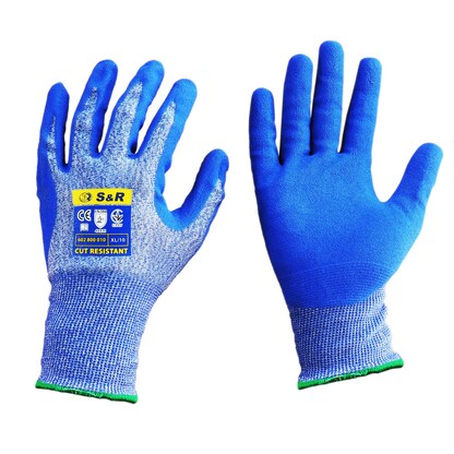 Artikelbild für S&R unisex Arbeitshandschuhe blau Größe 10, 1 Paar, Artikelnummer 316857