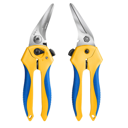 Artikelbild 3 für S&R Schere Allround blau, gelb 205,0 mm, Artikelnummer 390389