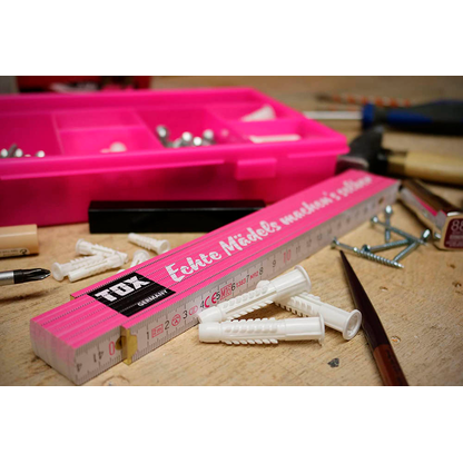 Artikelbild 3 für TOX Meterstab Echte Mädels machens selber Holz 200,0 cm, Artikelnummer 561243