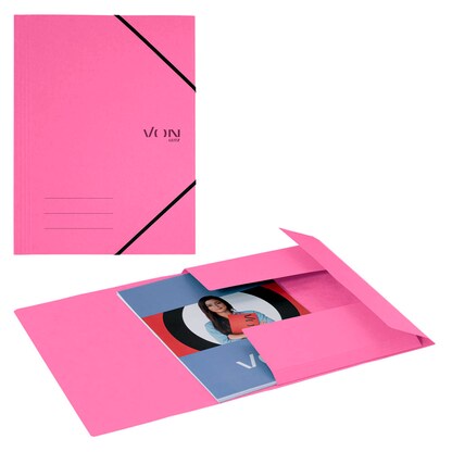 Artikelbild für VON LEITZ Eckspanner DIN A4 fuchsia, 1 St., Artikelnummer 669848