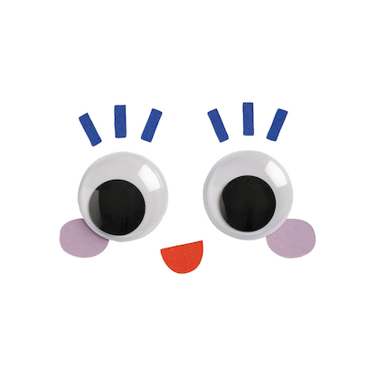 Artikelbild 4 für folia Wackelaugen weiß BIG BOX MIX Ø 5,0 - 20,0 mm, 200 St., Artikelnummer 692481