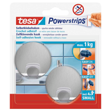 Artikelbild 1 für tesa Rund Small Klebehaken für max. 1,0 kg, 1,4 x 3,4 cm, 2 St., Artikelnummer 738959