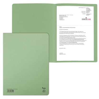 Artikelbild für bene Aktendeckel DIN A4 grün, 25 St., Artikelnummer 600627
