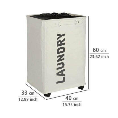 Artikelbild 4 für WENKO Wäschekorb Quadro beige, 1 St., Artikelnummer 531645