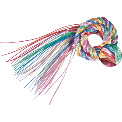 Artikelbild 8 für folia Bastelset Flechtschnüre Metallic Mix mehrfarbig 50 St., Artikelnummer 287536
