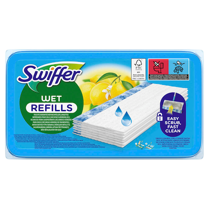 Artikelbild für Swiffer WET REFILLS Feuchte Bodentücher Mikrofaser, 48 St., Artikelnummer 527602