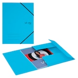 Artikelbild 1 für VON LEITZ Eckspanner DIN A4 hellblau, 1 St., Artikelnummer 669877