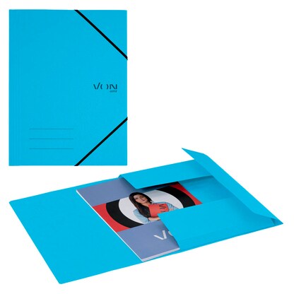 Artikelbild für VON LEITZ Eckspanner DIN A4 hellblau, 1 St., Artikelnummer 669877