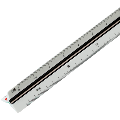 Artikelbild 6 für STANDARDGRAPH Dreikantmaßstab Architekt 9411 30,0 cm, weiß, Artikelnummer 712509