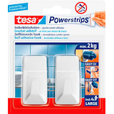 Artikelbild 1 für tesa Eckig Large Klebehaken für max. 2,0 kg, 2,0 x 5,0 cm, 2 St., Artikelnummer 738969