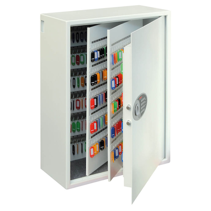 Artikelbild für phoenix KS0035E MKII Schlüsseltresor signalweiß mit 500 Haken, Elektronikschloss, 58,0 x 28,0 x 76,0 cm, 1 St., Artikelnummer 450294