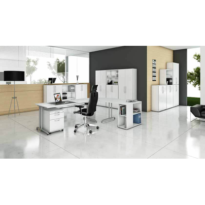 Artikelbild 6 für HAMMERBACHER Aktenschrank Altus, V4100/5/5/BM lichtgrau 4 Fachböden 80,0 x 33,0 x 188,0 cm, Artikelnummer 210690