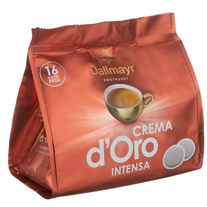Artikelbild 2 für Dallmayr Crema d'Oro INTENSA Kaffeepads, Arabicabohnen kräftig, 16 Stück, Artikelnummer 188040