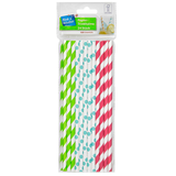 Artikelbild 1 für 24 flink & sauber Strohhalme farbsortiert, Artikelnummer 539504