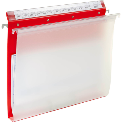 Artikelbild 2 für BOI Patienten-Dokumentations-Hängemappe 2-Ringe Click 2 Stationär rot Boden: 2,5 cm, 1 St., Artikelnummer 666807