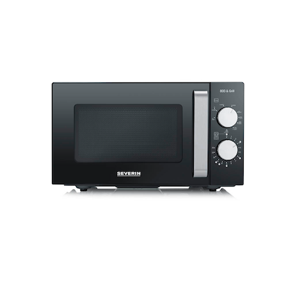 Artikelbild 3 für SEVERIN MW 7762 Mikrowelle 800 Watt schwarz, edelstahl, Artikelnummer 730673